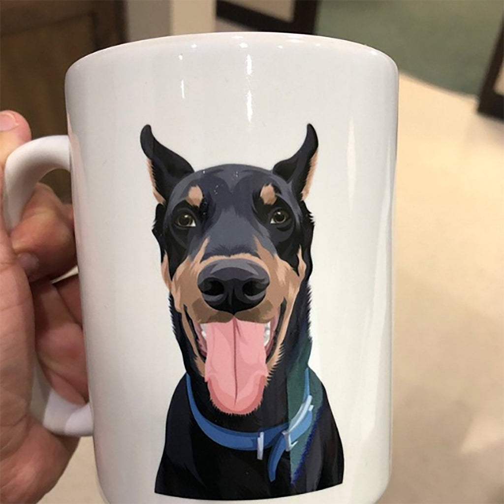 Custom Pet Portrait Mug mug North Legends 