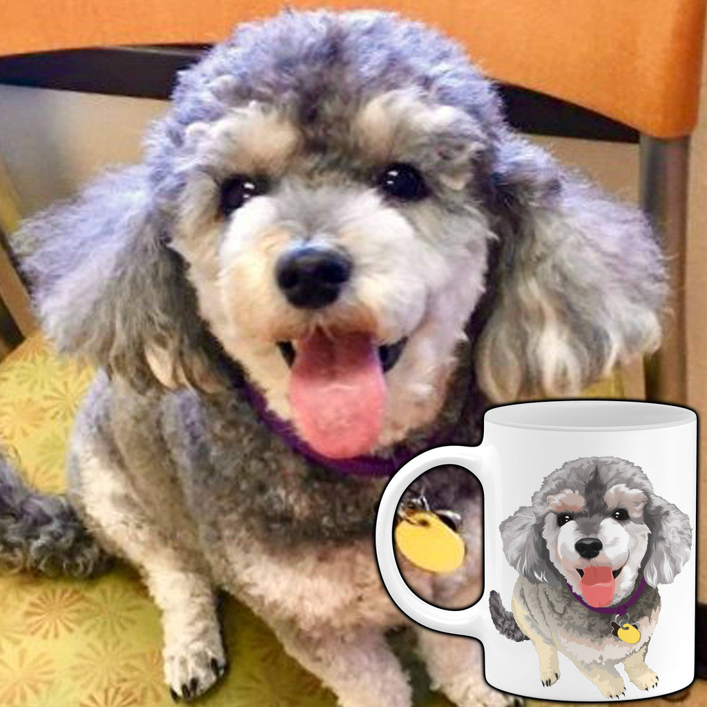 Custom Pet Portrait Mug mug North Legends 