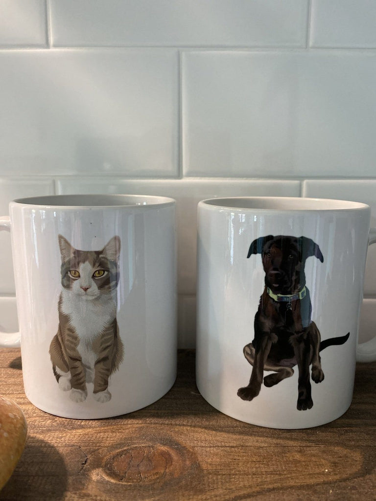 Custom Pet Portrait Mug mug North Legends 