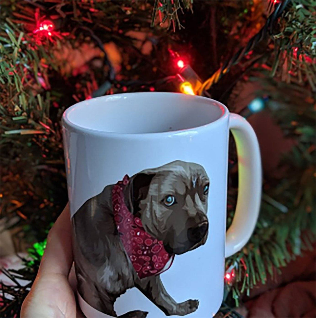 Custom Pet Portrait Mug mug North Legends 